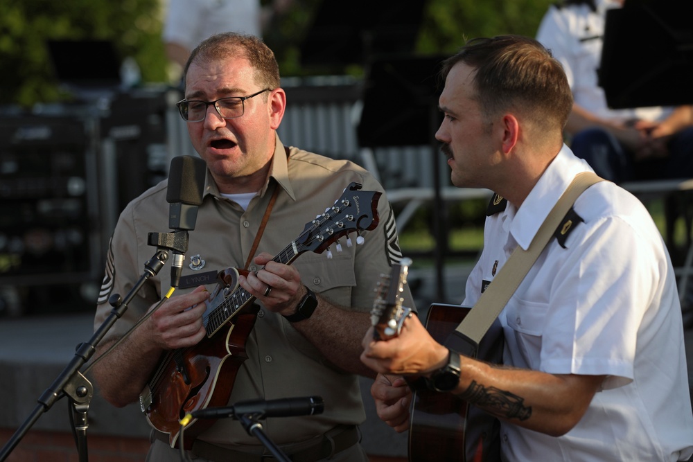 Army Reserve band performs for the Forest City Community