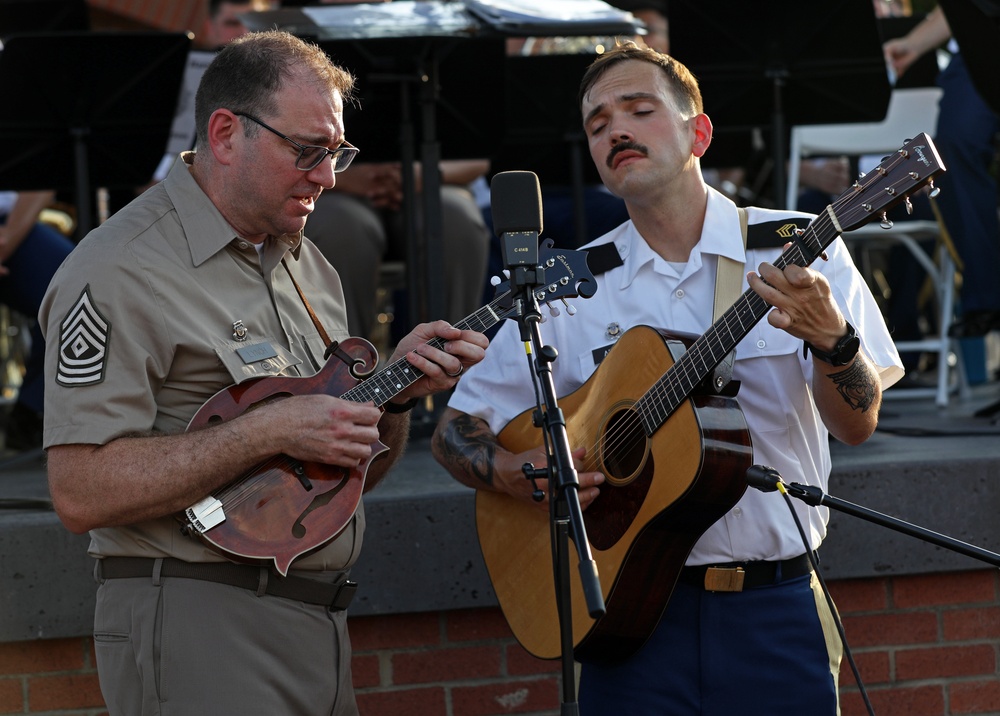 Army Reserve band performs for the Forest City Community