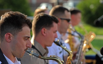 Army Reserve band performs for the Forest City Community