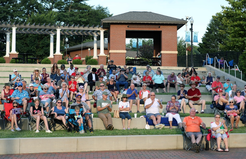Army Reserve band performs for the Forest City Community