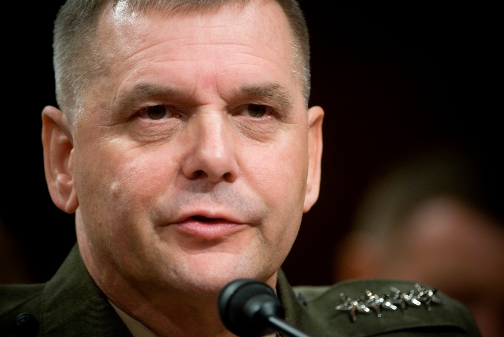 Marine Gen. Cartwright Testifies at Senate Confirmation Hearing for Vice Chairman of Joint Chiefs