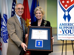 Schlessinger Honored for Troop Support Efforts