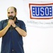 Comedian Dave Attell Entertains Troops at USO Show in Iraq