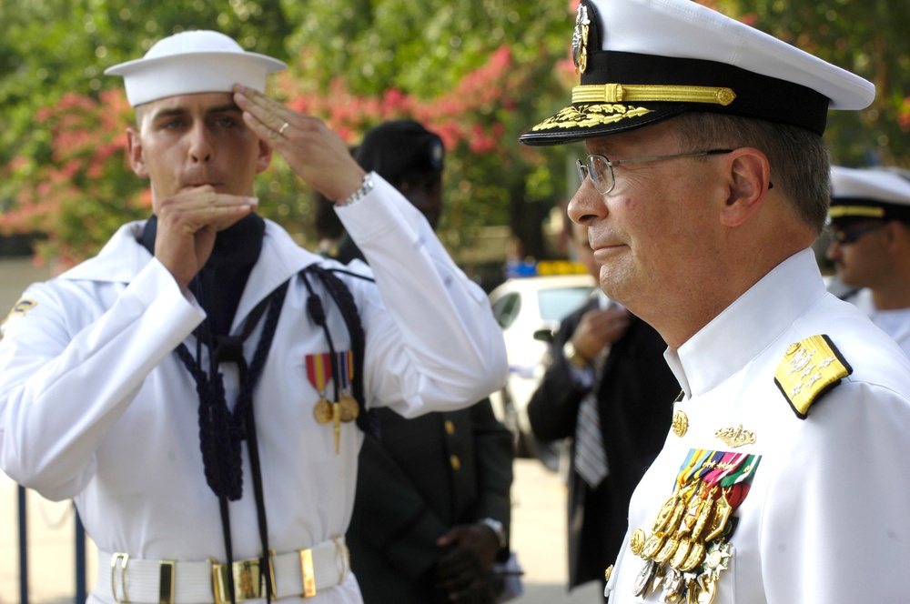 Navy Adm. Edmund Giambasitani Retires After Decades of Service