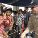 Guatemalan Mother and Son Greet U.S. Navy Lieutenant Aboard USNS Comfort Hospital Ship