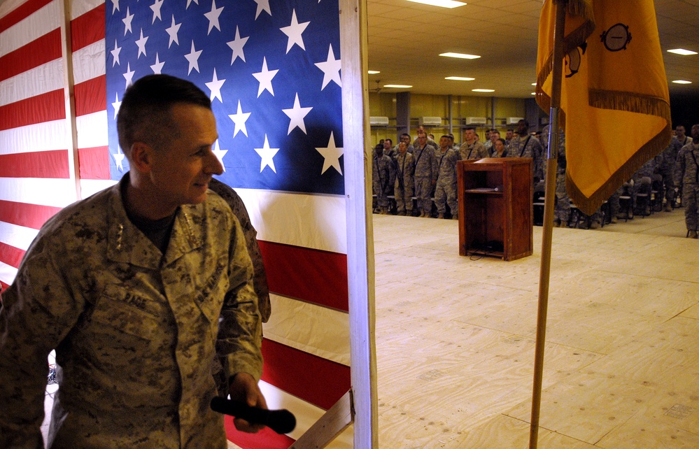 Top U.S. Military Leader Visits Troops in Ramadi, Iraq