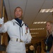 Navy Seaman Guides Pentagon Tour, Discusses Artwork