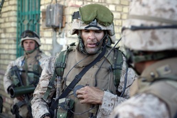 Marine Captain Leads Patrol in Fallujah, Iraq