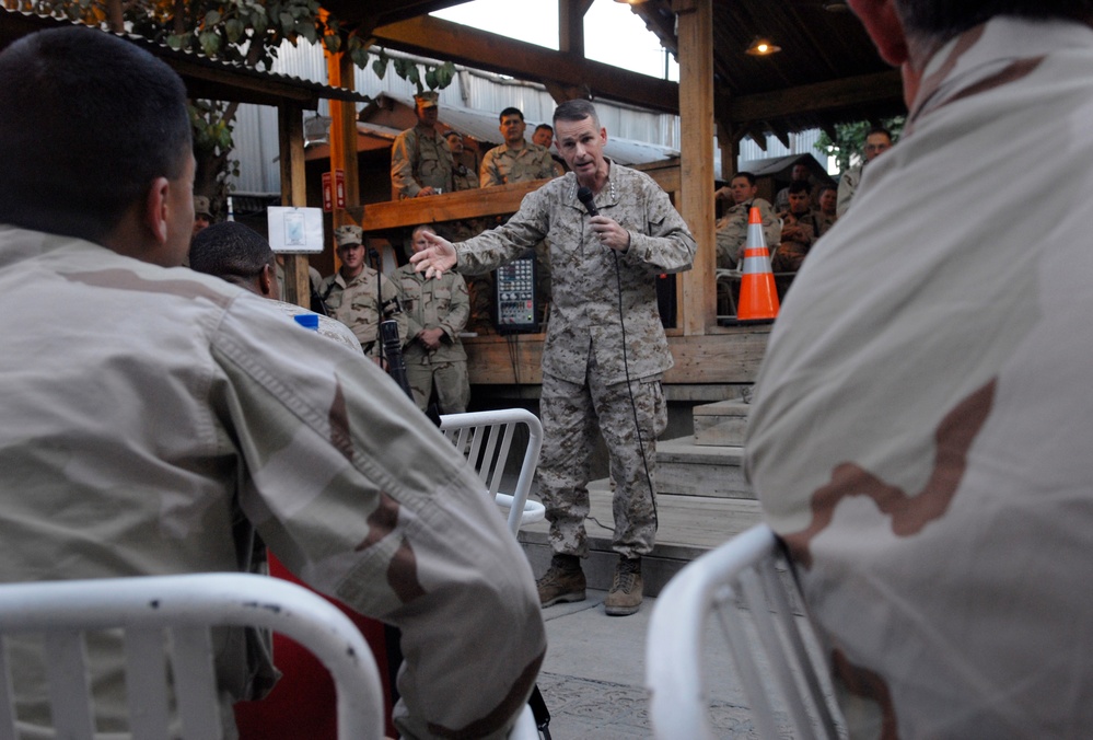 Top U.S. Military Officer Visits Troops in Afghanistan