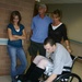 Soldier Bonds with Therapy Dog at Medical Center