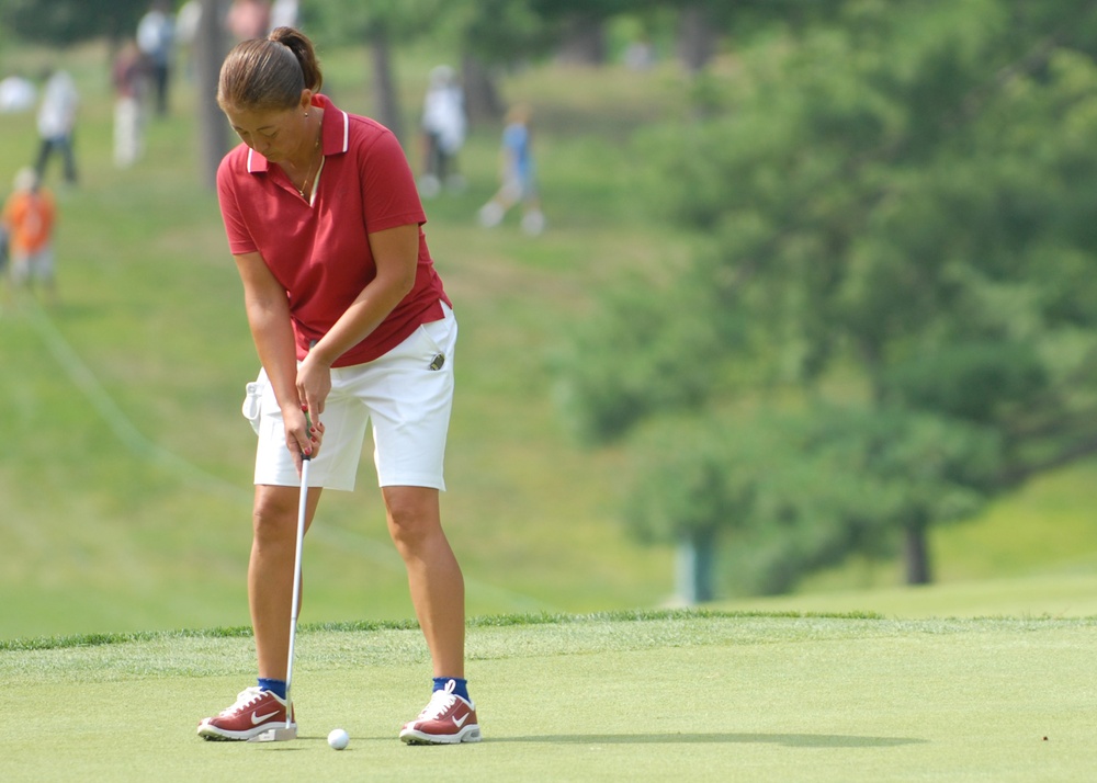 Army Sergeant Major Mia Kelly Participates in AT&amp;T National Pro-Am Tournament