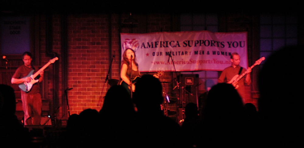 Vocalist Jenny Boyle Entertains Military Audience at America Supports You Concert