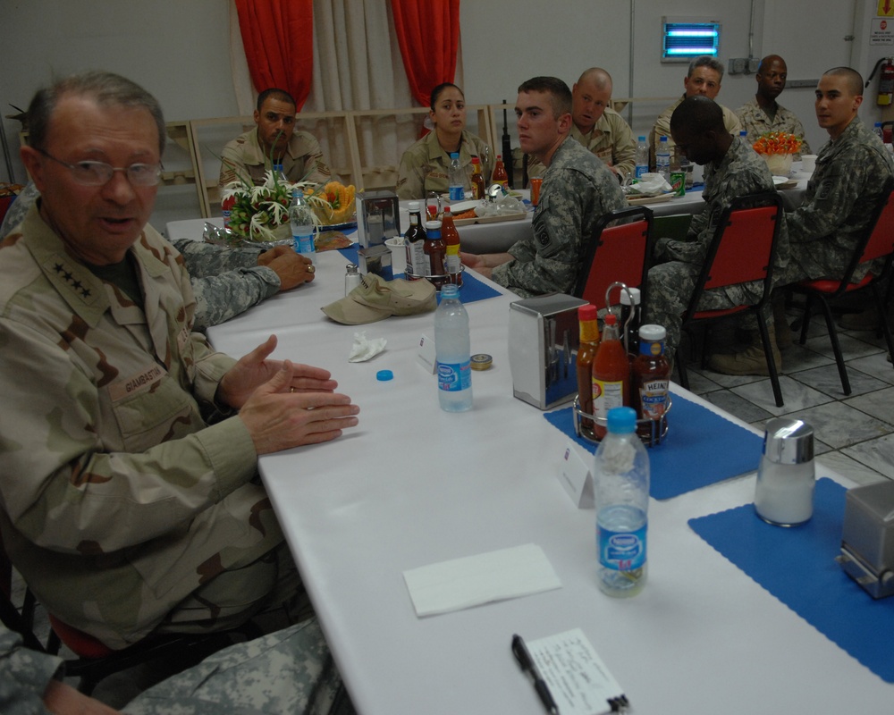 U.S. Navy Admiral Visits Troops in Afghanistan