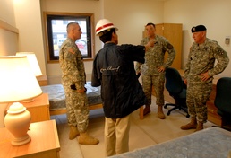 Senior Enlisted Advisor Inspects New Barracks at Camp Humphreys, South Korea