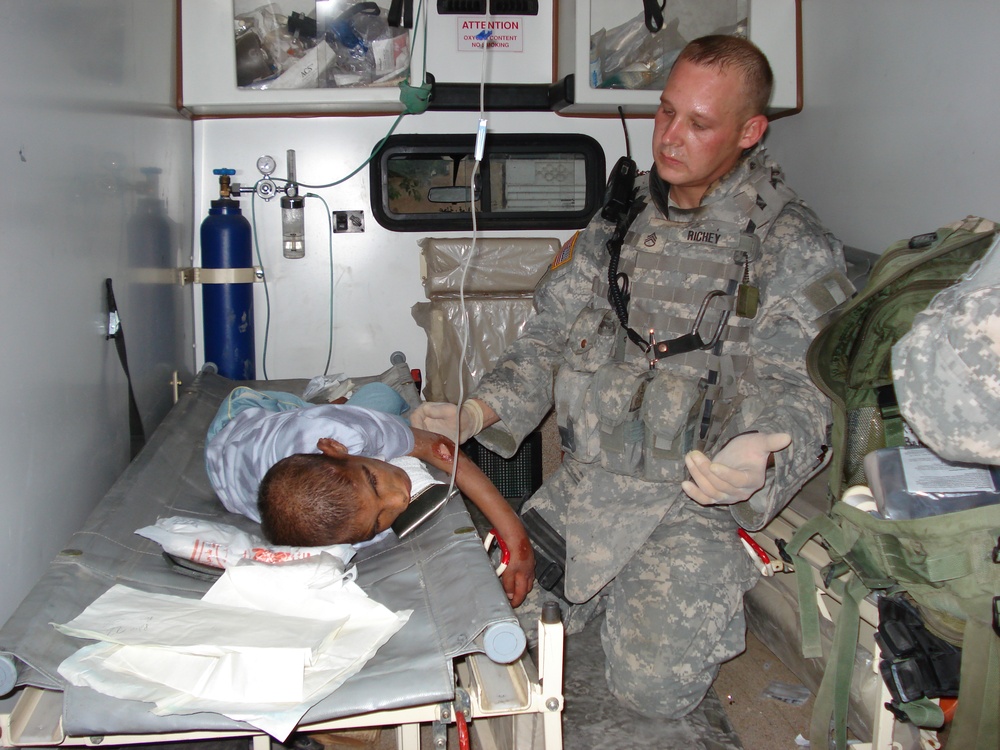U.S. Soldier Cares for Rescued Iraqi Orphans