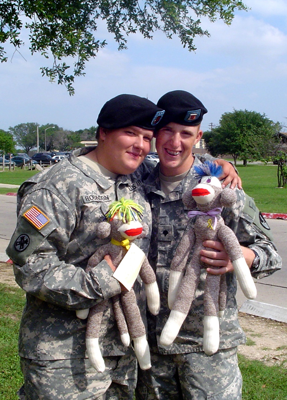 Servicemembers Receive Handmade Sock Monkeys from Nonprofit