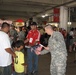 Sgt. Hernandez Distributes Flags at D.C. United's Armed Forces Appreciation Day