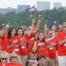 Music Students from 42 States Sing National Anthem at Washington Monument