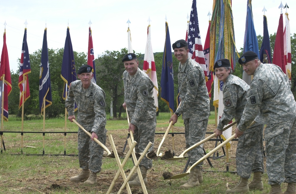 Army Leaders Break Ground on New Joint Detention Training Facility