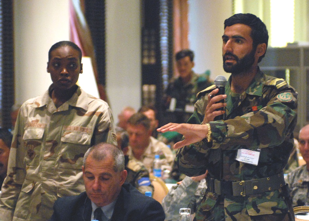 Afghan and Coalition Senior Enlisted Leaders Train Together in Kabul