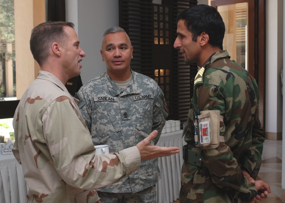 U.S. and Afghan Military Leaders Collaborate at Training Seminar in Kabul