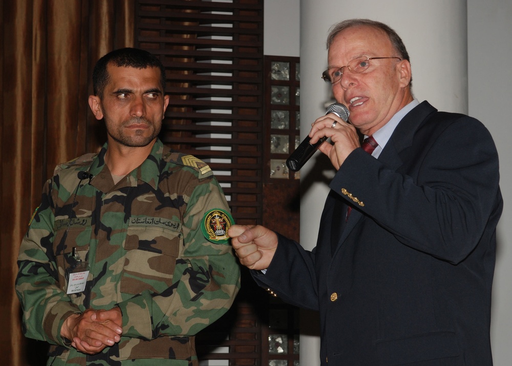 Afghan and U.S. Army Senior Enlisted Leaders Train Together in Kabul