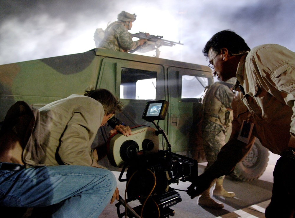 Airmen Serve as Extras in Transformers Movie Filming at Holloman Air Force Base