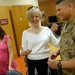 Lynne Pace Visits Wounded Marine at Tripler Army Medical Center