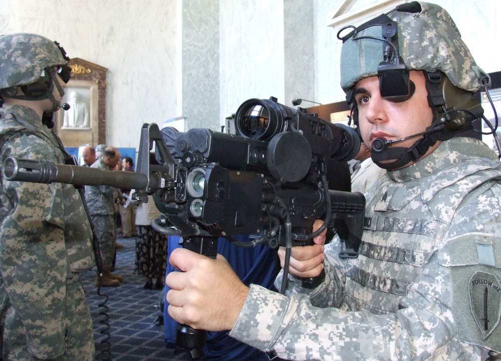 Army Sgt. Showcases Improved Land Warrior Combat System