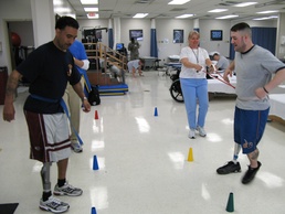 Wounded Warriors Undergo Rigorous Physical Therapy at Walter Reed