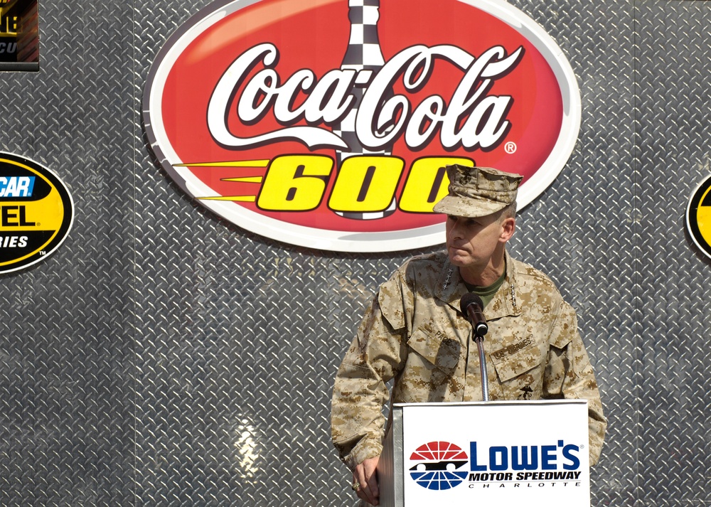 Gen. Pace Drives Pace Car at Coca-Cola 600 to Honor Troops
