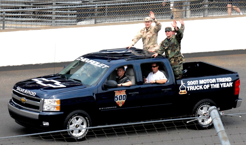 Servicemembers Lap Indianapolis Motor Speedway for Indy 500 Opening Ceremonies