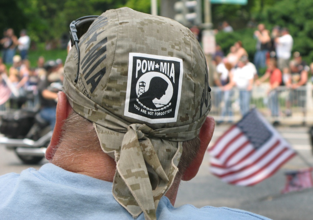 Vietnam Veterans March to Honor MIAs, KIAs