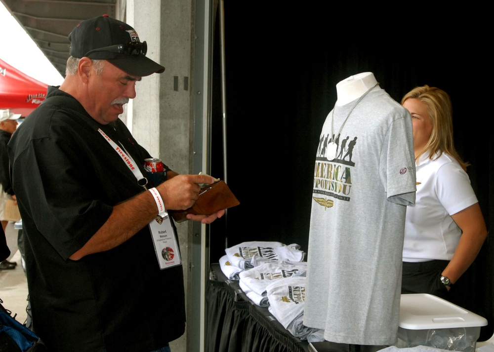 Crosby Resident Supports Homes for Our Troops at Indy 500