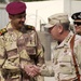 Iraqi and U.S. Generals Meet at Camp Echo in Iraq