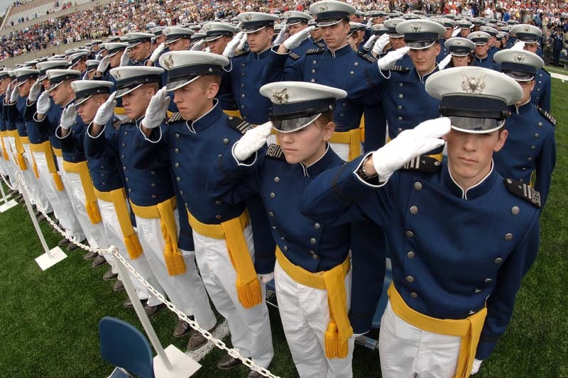 Air Force Academy Graduates Commissioned as Officers