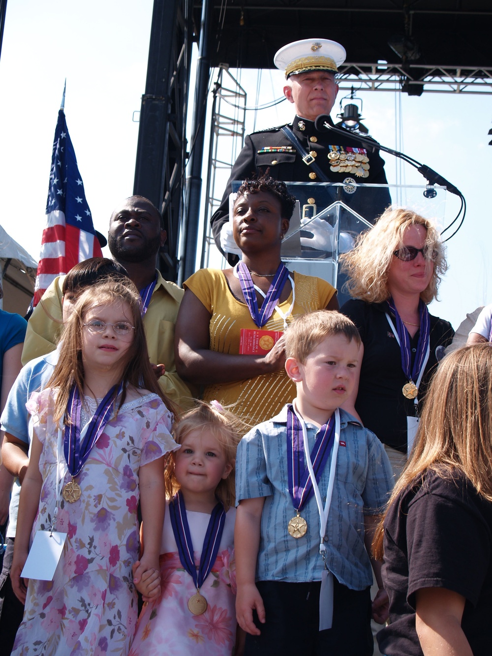 Marine Corps Commandant Honors Fallen Soldiers' Children at Memorial Ceremony