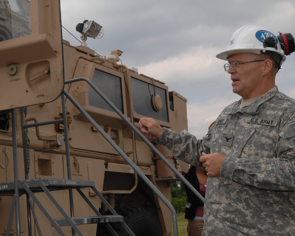 Army Col. Rooney Briefs JROC on MRAP Explosive Testing at Aberdeen