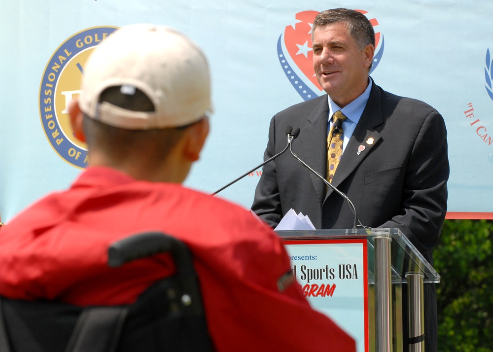 PGA President Honors Military Golf Program Launch