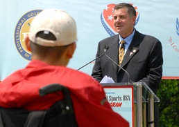 PGA President Honors Military Golf Program Launch
