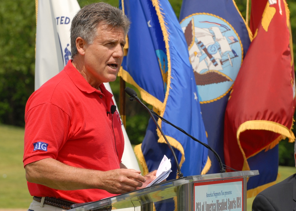Disabled Sports USA Executive Speaks at Military Golf Program Launch