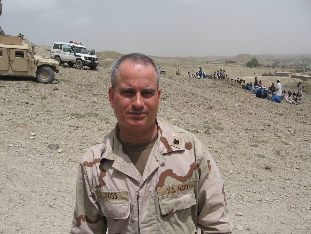 Navy Lt. Marc Soss Honored for Boosting Morale of Troops in Afghanistan