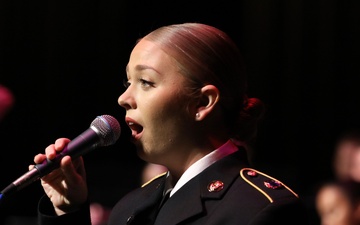 100th Army Band performs at the City of Morganton Municipal Auditorium