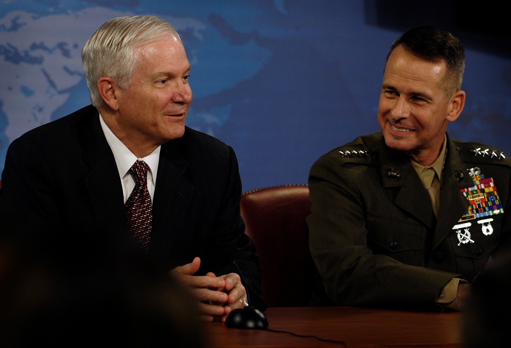 Defense Leaders Discuss Military Matters at Pentagon Briefing