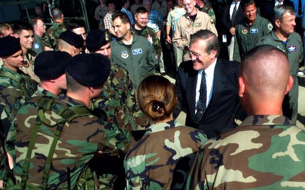 Northern Watch, EDI Fill Rumsfeld's Turkish Visit