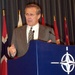 Rumsfeld Addresses Ballistic Missile Defense at NATO Headquarters