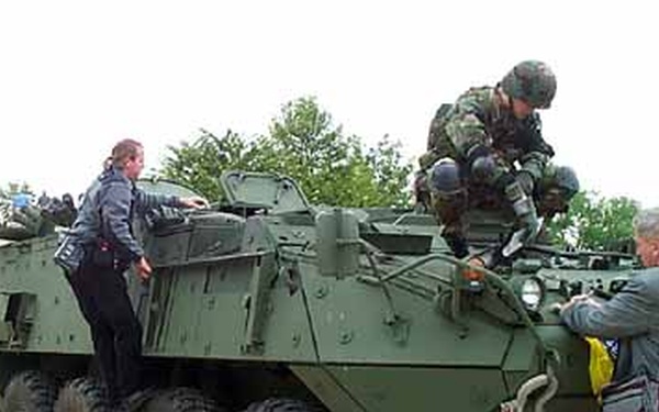 Army Unveils New Light Armored Vehicle at Pentagon