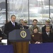 Former First Lady Nancy Reagan Christens USS Ronald Reagan