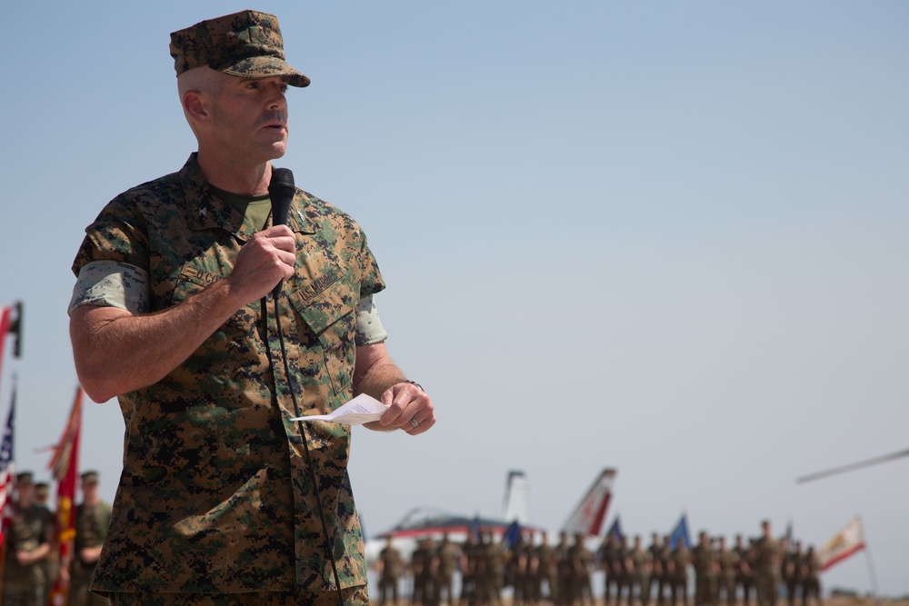 MACG-38 Change of Command