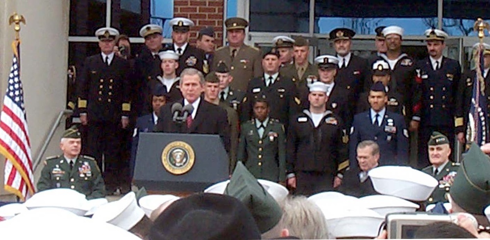 Bush Vows Consultation with Allies on Defense, Diplomacy